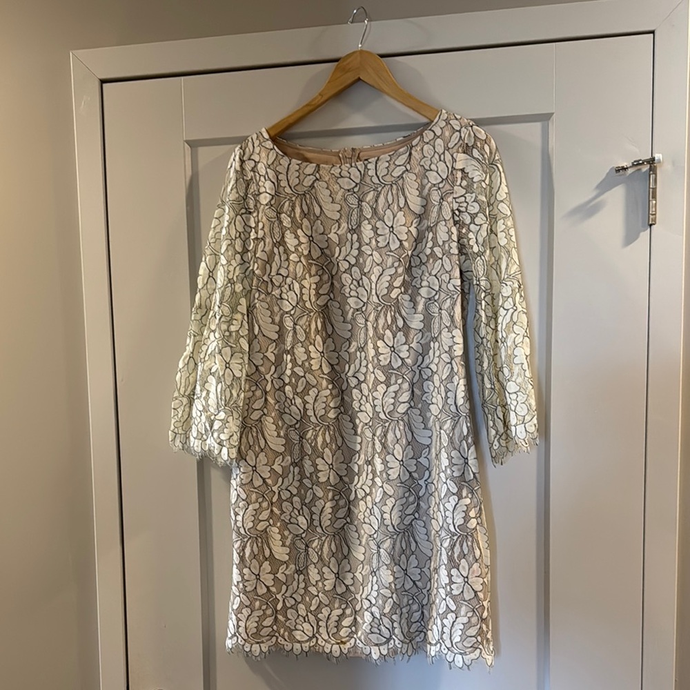 Elegant White Lace Dress